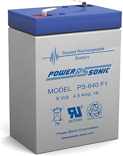 Replacement for UB645 PS640 6V 4.5Ah Sealed Lead Acid SLA Alarm Battery