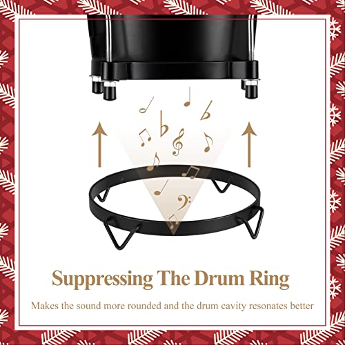 Eastar Bongo Drums 6” And 7” Congas Drums For Kids Adults Beginners Professional Wood Percussion Instrument With Bag And Tuning Wrench, Black #TOP5