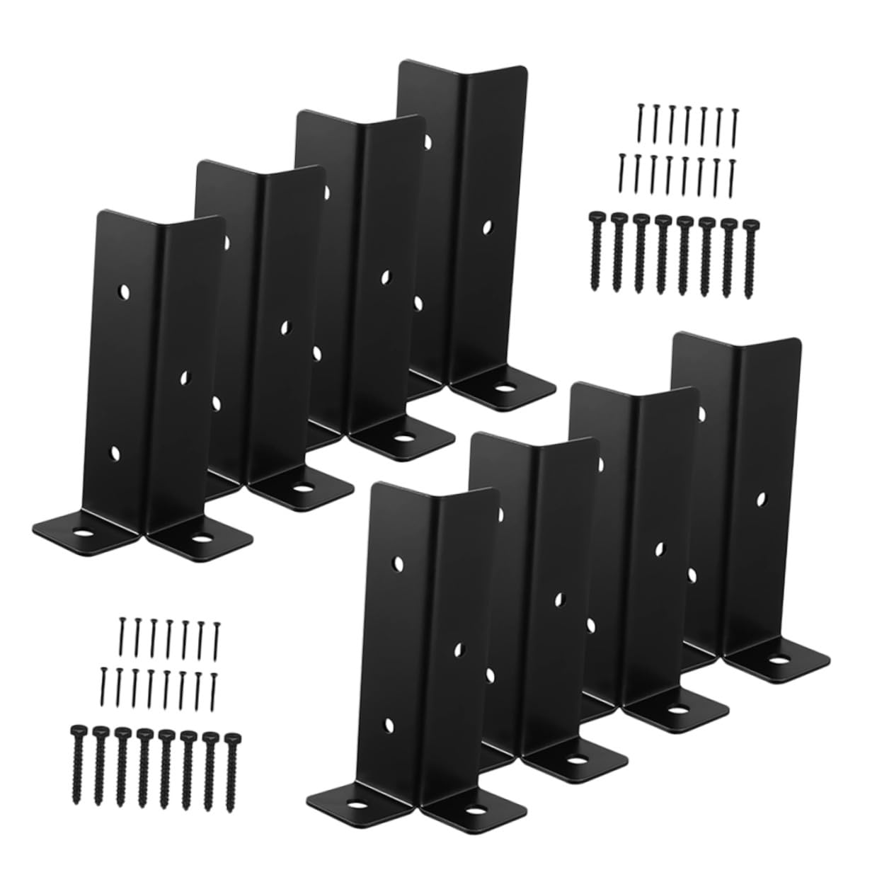Support poteau terrasse fer de qualité supérieure base de fixation durable - 8