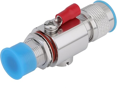 Miniatura 6 de Pararrayos tipo N 0 a 6 GHz (N-macho/N-hembra) 50ohm, protege 3G, 4G, LTE, GPS, 2.4 GHz/5 GHz 900 MHz, jamón otras antenas exteriores