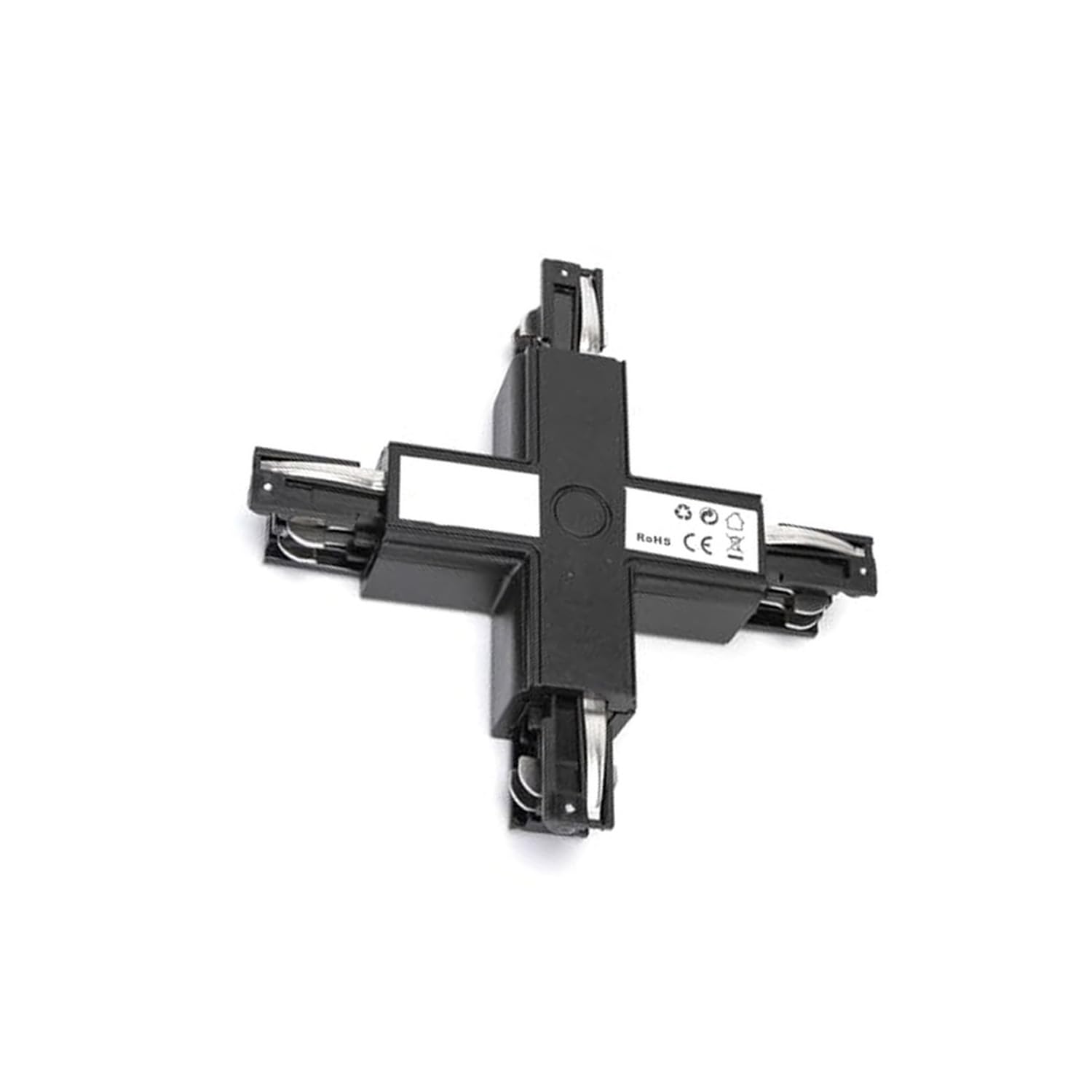Applique esterno Coliandro 2xe27 nero, realizzato in policarbonato. Dimensioni: 9,4 x 30 D, ideale per l'illuminazione di ambienti esterni con grado di protezione IP65.