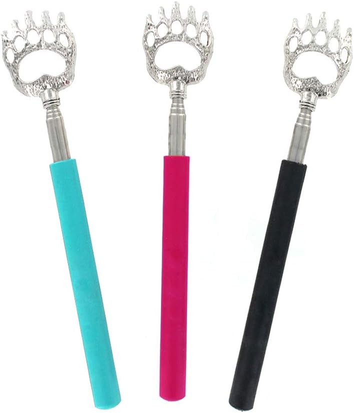 3 Pack Sturdy Handy Extendable Back Scratcher