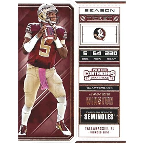 2018 Panini Contenders Draft Picks Season Ticket #46 Jameis Winston NFL Football Card NM-MT