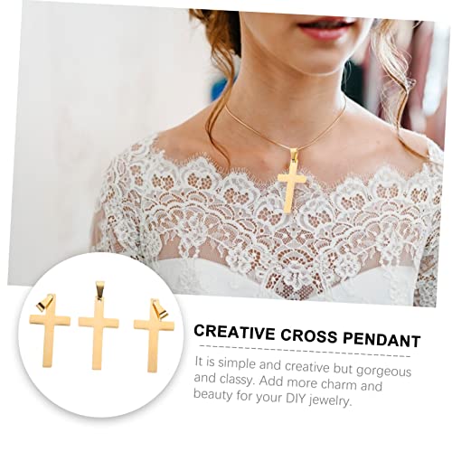 BESTOYARD 15 Pçs Pingente De Cruz Pingentes De Cruz Artesanais Pingentes De Cruz Rústicas De Metal P