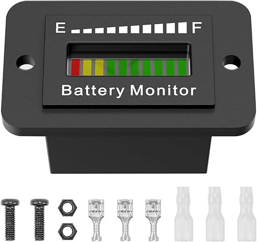 Monitor de batería de automóvil, indicador de capacidad de combustible, medidor indicador de combustible Bm210 de plomo-ácido y iones de litio para