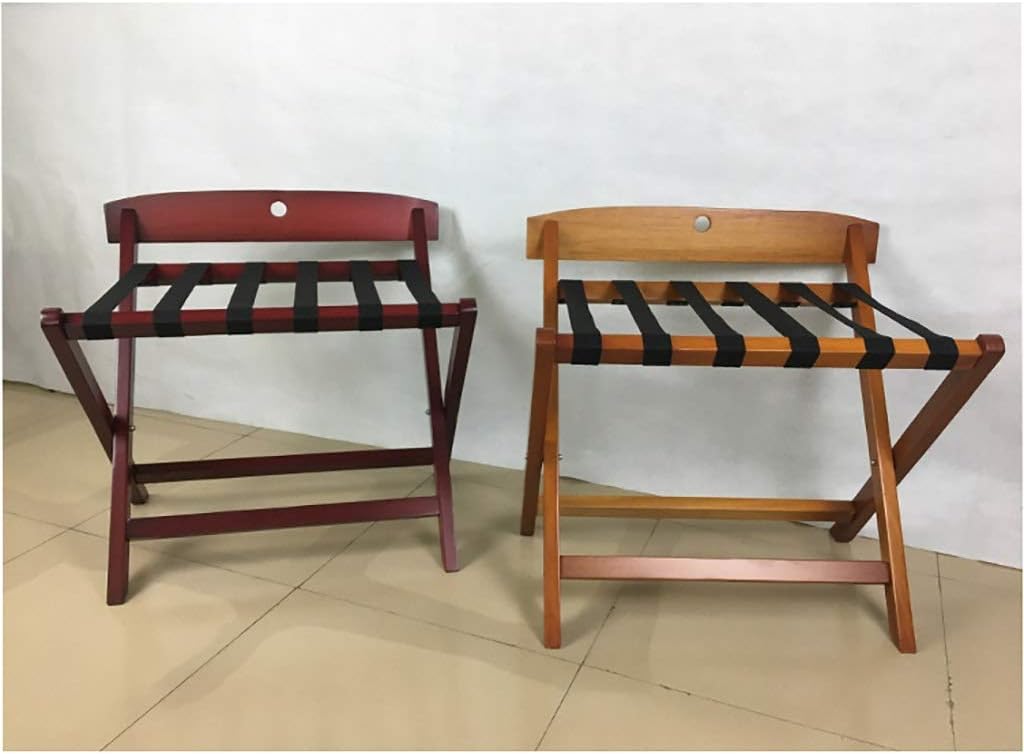 Luggage Rack Luggage Rack Hotel Luggage Rack Folding Luggage Rack, Solid Wood Folding Luggage Rack for Hotel Room,D