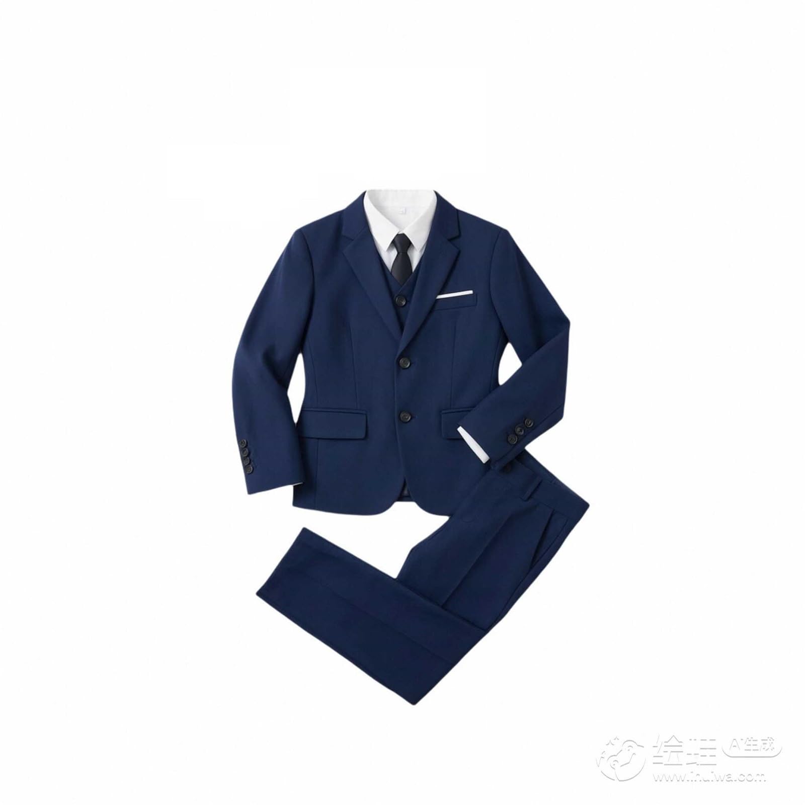 Generico Elegante completo con pantaloni per ragazzi, perfetto per occasioni speciali ed eventi scolastici set