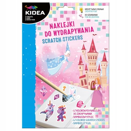 Kidea s magic world scratch stickers