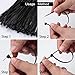 150 Pieces Multi-Purpose Cable Zip Ties 8 Inch,Self Locking Black Zip Ties with 50 Pounds Tensile Strength