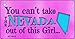 SMART BLONDE Nevada Girl Novelty Metal Key Chain KC-9819