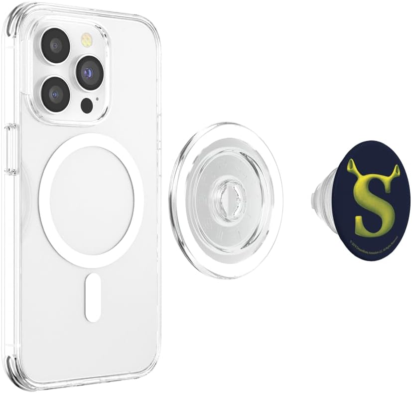 Shrek S With Ears Logo PopSockets MagSafe PopGrip for iPhone