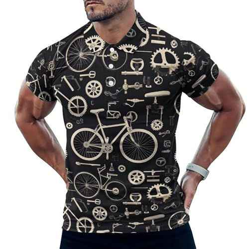 Polo de golf pour homme respirant et anti-humidité pour un confort optimal sur le green