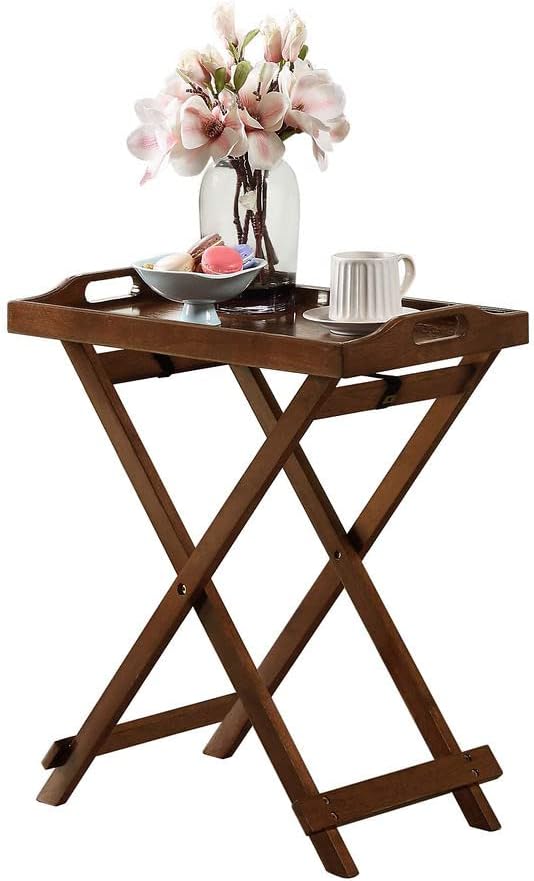 Convenience Concepts Designs2Go Folding Tray Table, Espresso