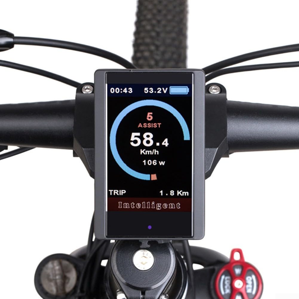 Unité d'affichage pour moteurs BAFANG MidDrive modèle 850C avec surveillance en temps réel du courant et de la vitesse (850C)