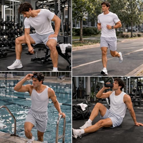 Image of Swimming Shorts for Men | Swimming Trunks for Men | Swim Shorts - Swimwear Quick Dry, Stretchable Fit, Adjustable Waist - Lightweight, Easy Movement, Ready to Use Anytime