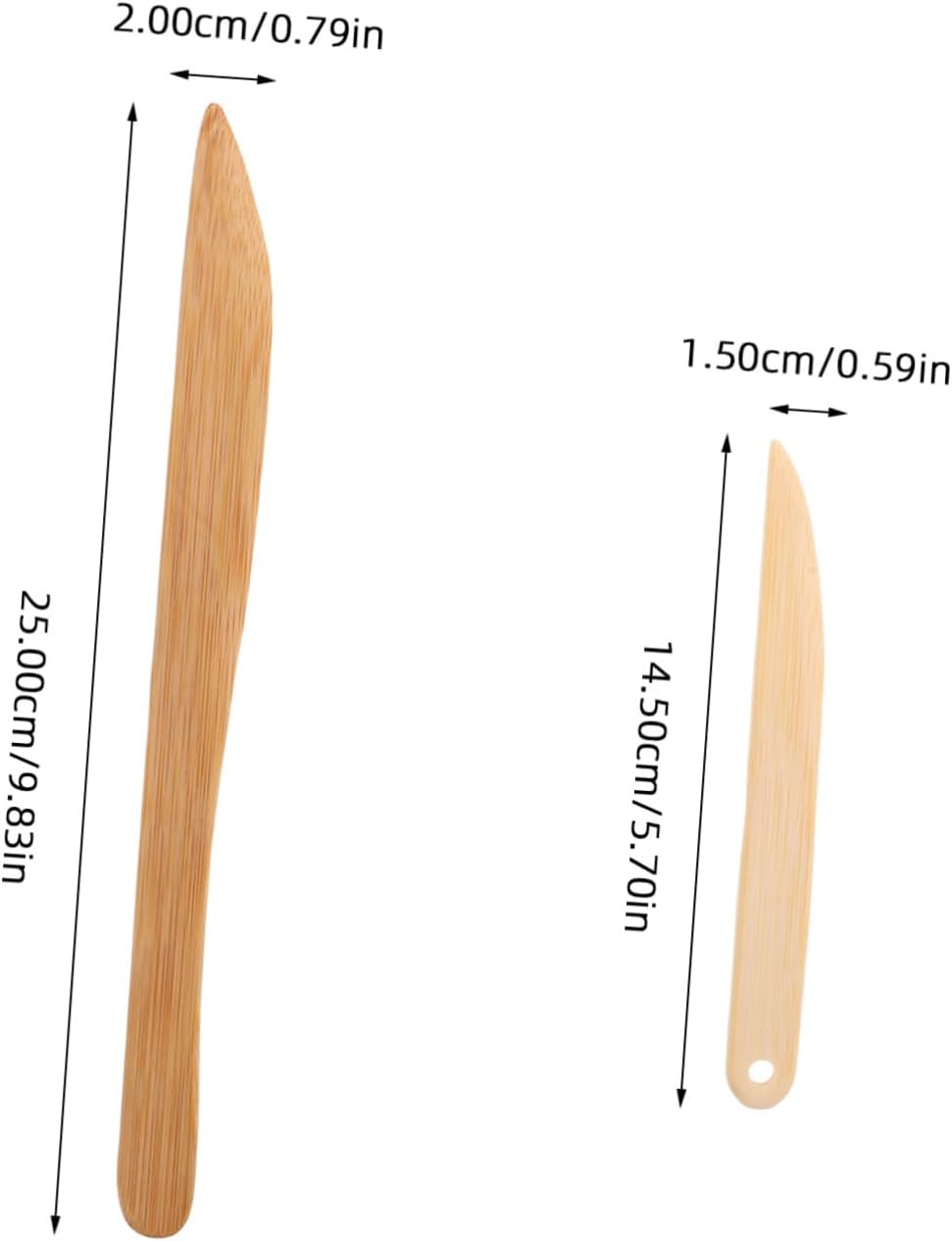 3pcs Retro Style Wooden Handle Calligraphy Rice Paper Knife Ergonomic Craft Paper Cutter for Chinese Papercuts Artistic Tool