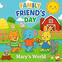 FAMILY FRIEND´S BOOK: Coloring Book for Kids and Adults: Mary´s World (Spanish Edition) B0F6D2F5WT Book Cover
