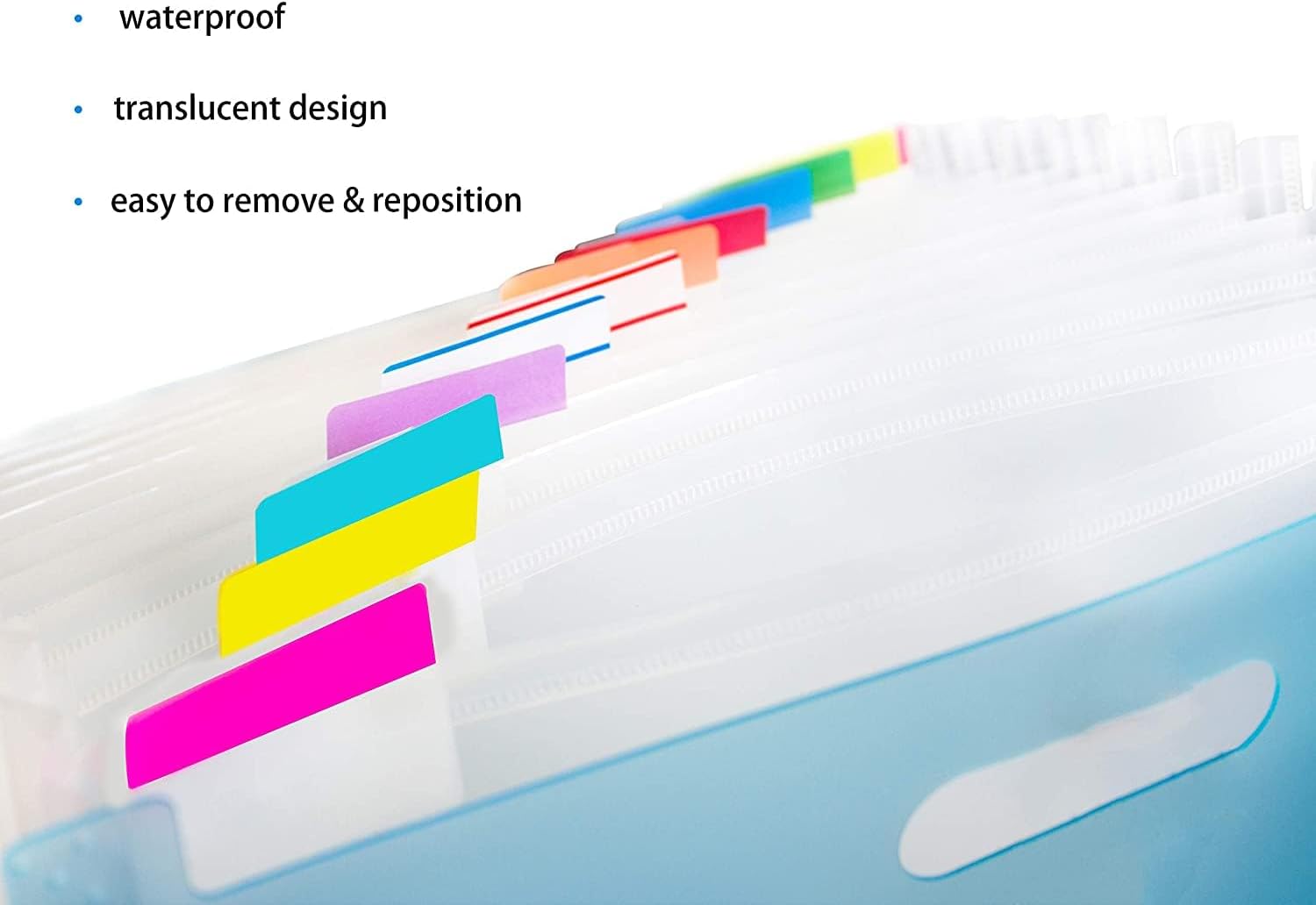 ELII 900 Pcs 2 Inch Sticky Index Tabs - Colorful Writable Book Tabs image 3