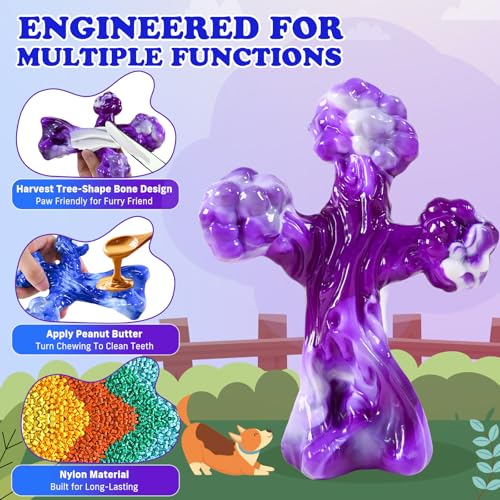 Baypetly 2Pack TreeBone Indestructible Dog Chew Toys for Aggressive Chewers by Baypetly - Used condition - Image 4