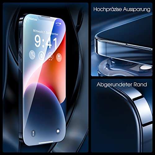 Panzerglas für iPhone 13 Pro von CASEKOO – 2 Stück