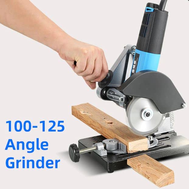 Image of Angle Grinder Stand Base Compatible For 100-125 Cutter Angle Grinder Power Tool Accessory (Material : Cast Iron Base, Type : Angle Grinder Stand, Compatible : 100mm /125mm)