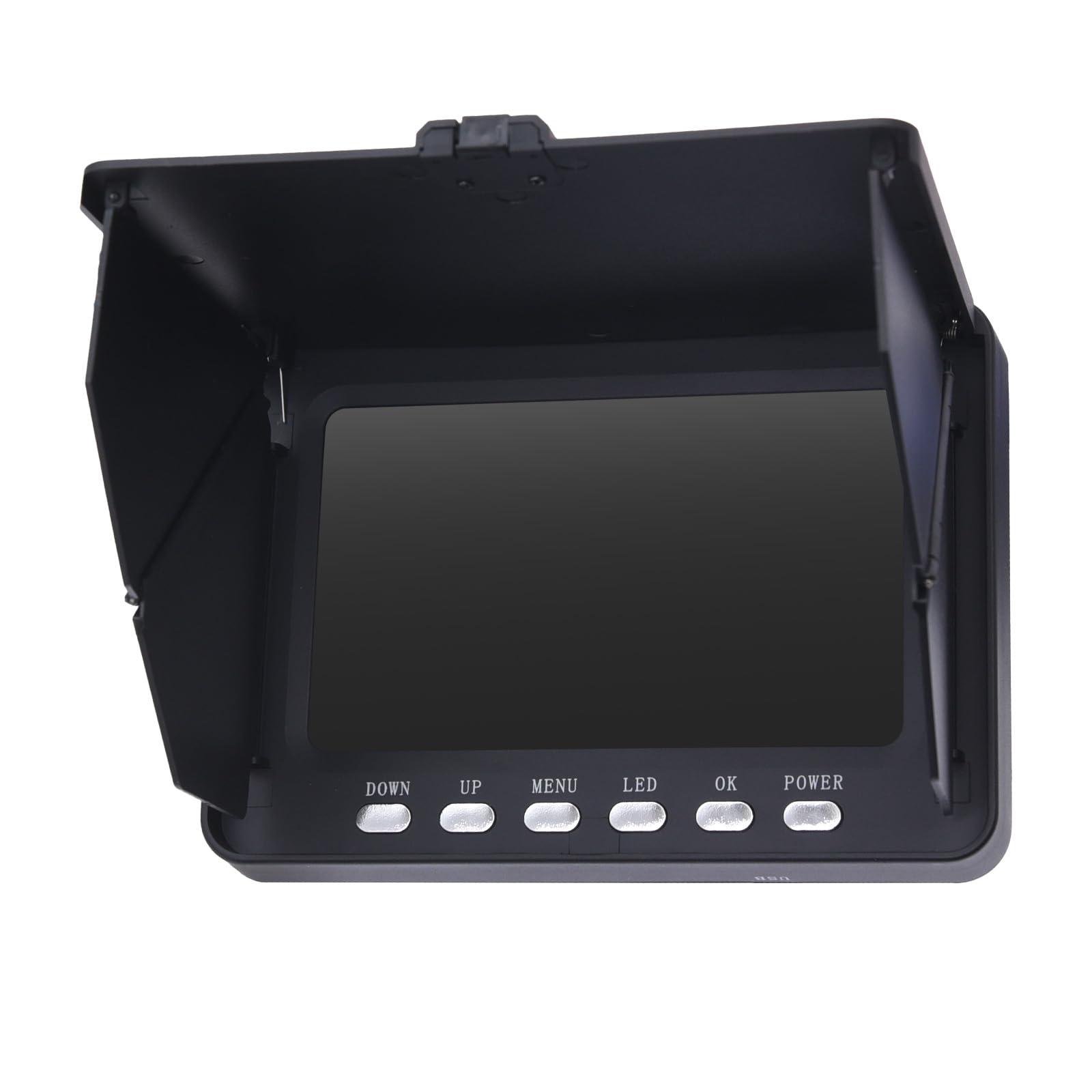 KAOLALI Unterwasser Fish Finder Kamera 5" HD IPS 1080P Display Fischfinder IR LED Nachtsicht Kamera mit 5000 mAh Akku für EIS, Fluss und Boot(20m/65,6ft)