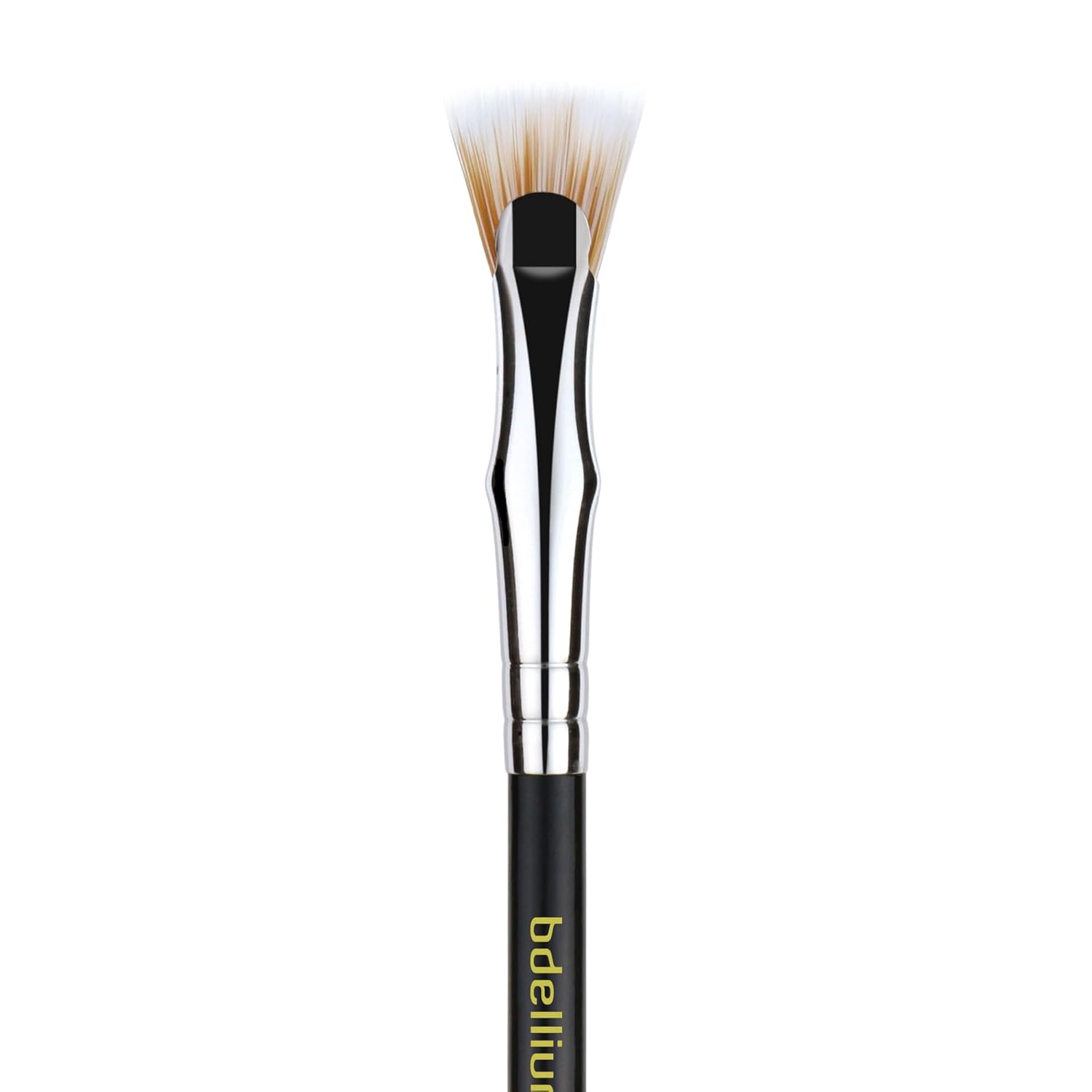 Bdellium Tools Professional Makeup Brush - Maestro Series 730 Bent Mascara Fan - With Soft Synthetic Fibers, For Applying Mascara (Black, 1pc) - Image 2