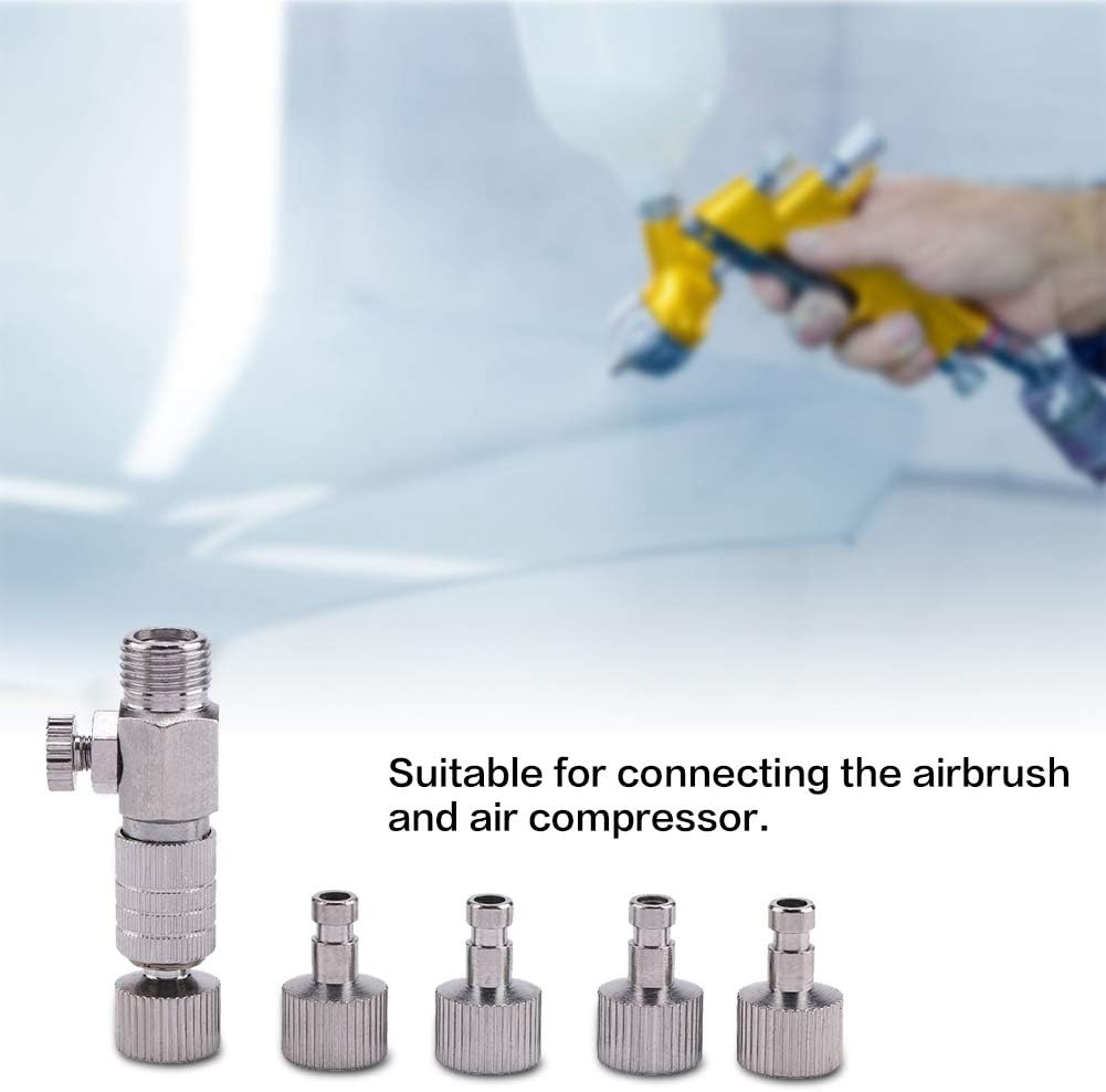 4 Heads Disconnect Adapter Air Compressor Airbrush Quick Connector Connecting the Spray Gun and Air Compressor