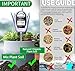 HSLGOVE Soil Test Kit, 2-in-1 Soil Moisture Meter/Soil PH Meter, Dual Screen Soil Tester, Soil Moisture Meter for Plants Watering/Gardening for Lawn,Farm Indoor&Outdoor Use-PalePurple