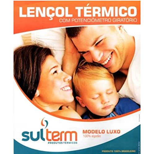 Lençol Térmico Solteiro Luxo 88x188cm Controle 10 Temperaturas - Sulterm - 110v