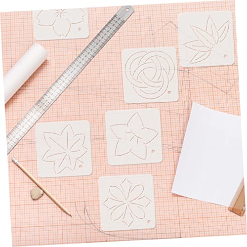 20 Pcs Crimping Template Tailor Craft Tool DIY Clothing Drawing Rulers Sewing Gauge Clothing Patchwork Ruler Sewing Ruler Clothing Sample Cutting Ruler Clothing Proofing Ruler
