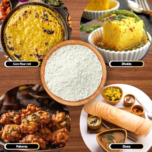 Organic Zing Maize Flour | Gluten-free Corn/Maize Flour 454 gm (16 oz) - Image 3