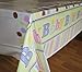 Amscan Lovely Tiny Bundle Baby Shower Plastic Party Table Cover, 54 x 102, Multi