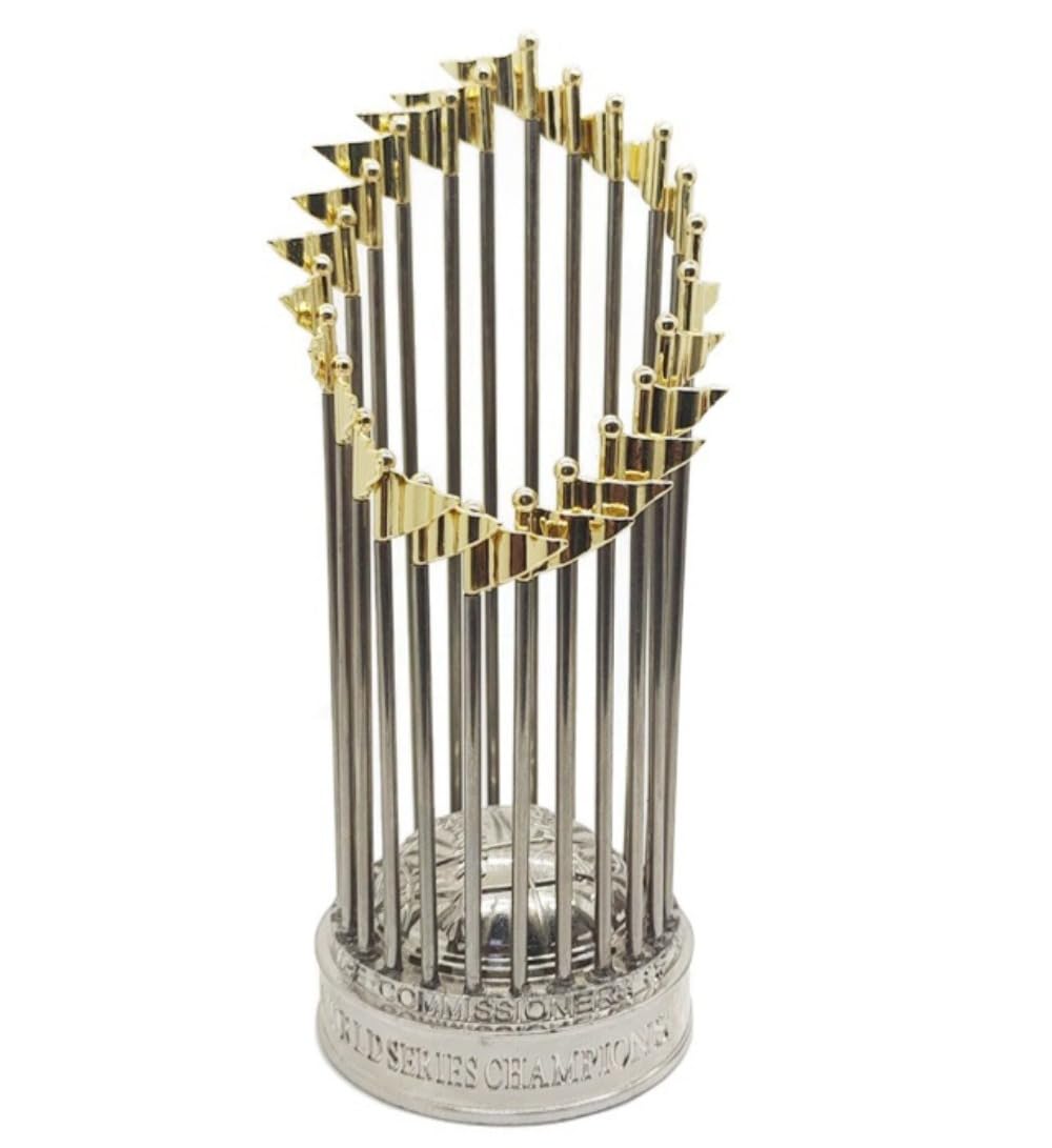 ワールドシリーズチャンピオンシップ　トロフィー　レプリカ Amazon | Fiegcit 野球ワールドシリーズ チャンピオンシップ