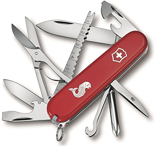 Victorinox 1.4733.72 Couteau Fisherman rouge 91mm