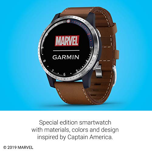 Garmin Montre intelligente de qualité supérieure inspirée de Captain  America Legacy Hero Series, comprend une expérience d'application inspirée  de Captain America - Blog Voyage