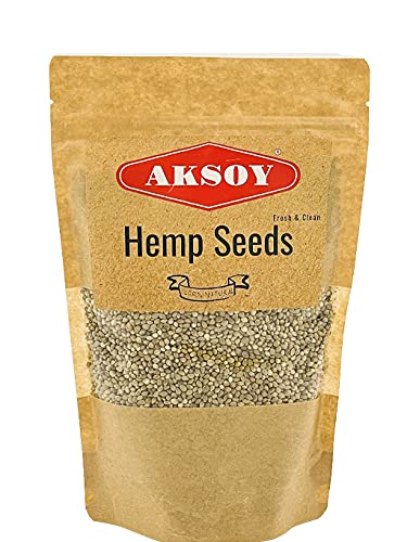 Aksoy Hemp Seeds 625gr A Great Choice For Natural Flavor And Nutrients! Perfect For Smoothies Salads Yogurt Soups Baked Goods Snacks And More.