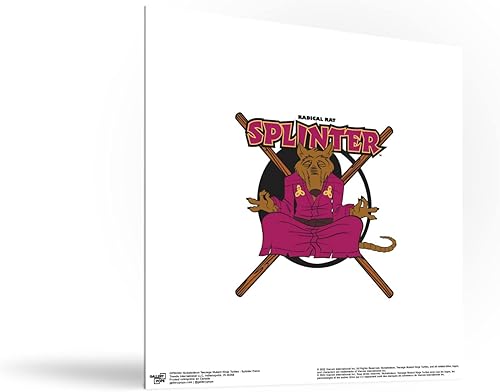 Miniatura 2 de Trends International Gallery Pops Nickelodeon Teenage Mutant Ninja Turtles - Póster de pared con parche astillado, 12 x 12 pulgadas, versión sin