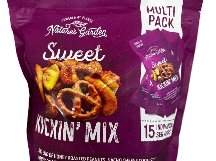 Nature's Garden Sweet Kickin' Mix Snack, 15 count.