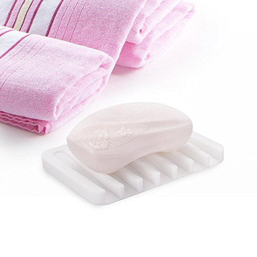 ソープディッシュ 石鹸置き ソープトレイ おしゃれ 水切りよい シリコン 洗いやすい 清潔に保てる トイレ バス 3個セット ホワイト Home Kitchen Bass Nbsp Nbsp Toilet Nbsp Nbsp Toiletries バス用品 ソープディッシュ Whenbuy Jchere Com