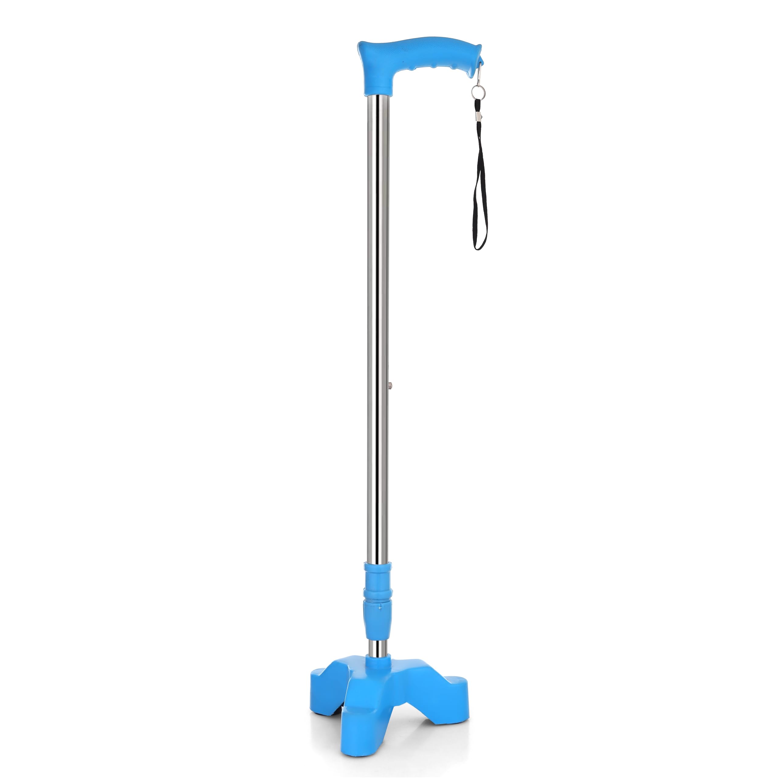 Kds Surgical 3 Leg PVC Chrome Dori Height Adjustable Men/Women/Old People Walking Stick - Unisex (B0CZ4BGH2N) Amazon Price History, Amazon Price Tracker