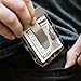 Tactical Titanium EDC Minimalist Slim Wallet - RFID Blocking - Men & Women - Front Pocket Credit Card Holder With Money Clip (Without Chain)