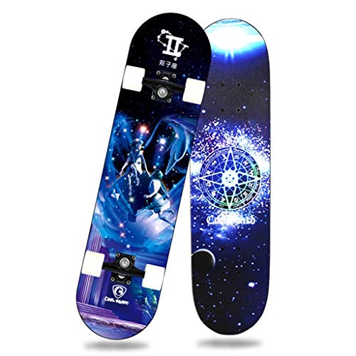 Planche à roulettes complète 31 "x8 avec deck en érable robuste
