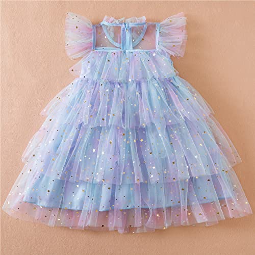 Nileafes Toddler Girl Tulle Dress Girls Tutu Princess Casual Dresses2