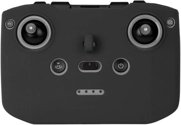 Remote Controller Silicone Cover with Lanyard Protective Case for DJI Mavic Air 2 Drone Controller Accessories (Black)