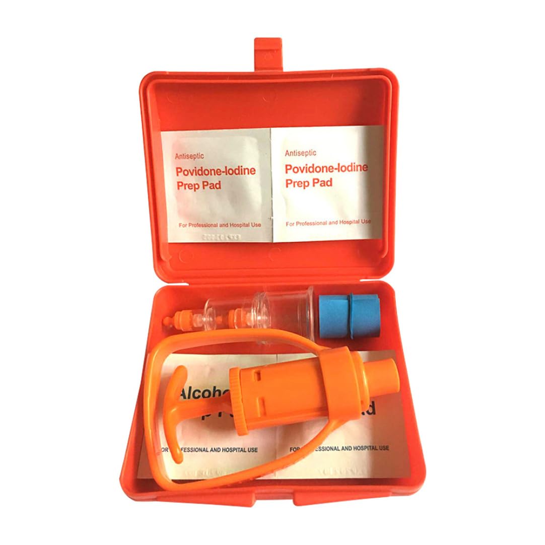 Kit pompa extractor serpente insetto pungiglione avvelenamento strumento di sopravvivenza esterno, puntura e morso il primo soccorso