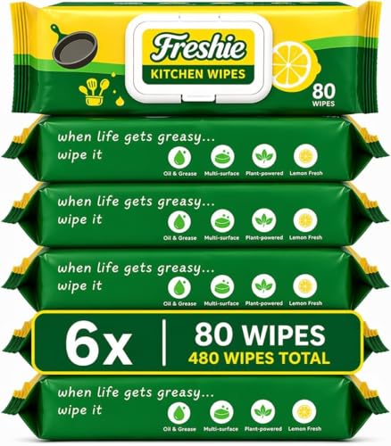 Image of Heavy Duty Cleaning Wipes, Industrial Strength Multi Surface Cleaning Wipes