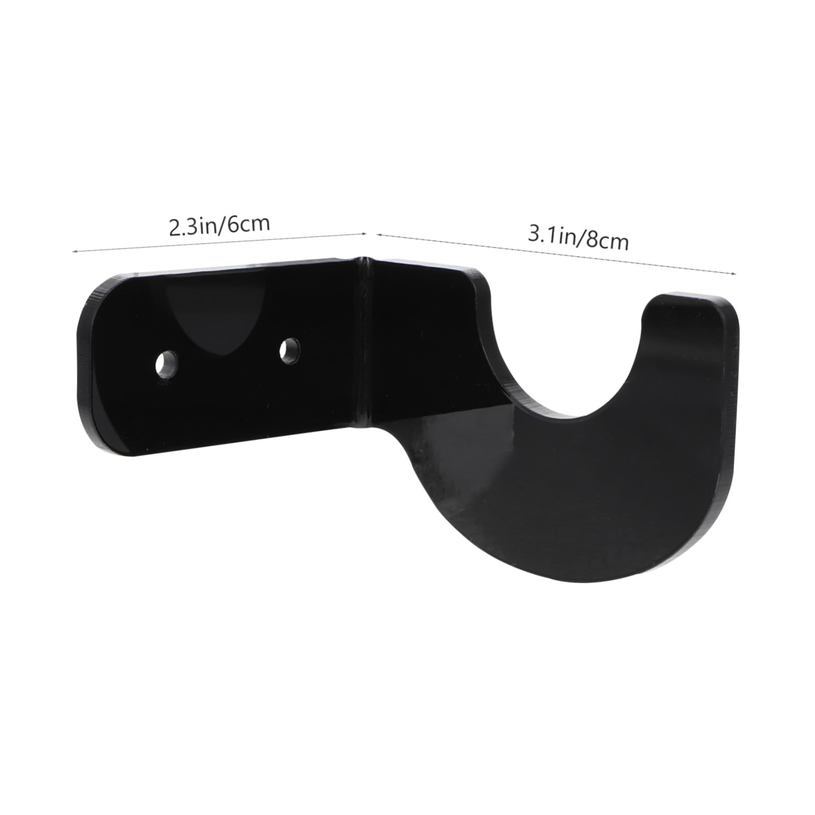 MUSISALY 4Pcs Baseball Bat Holder Mounted Display Shelf for Horizontal Storage Elegant Design for Home Decoration and Space Saving Display