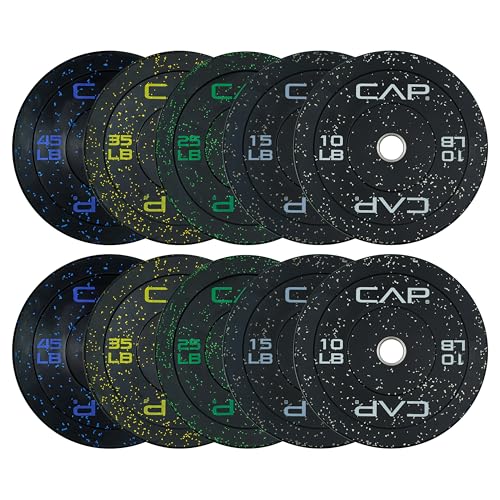 CAP Olympic Bumper Plate Weight Set