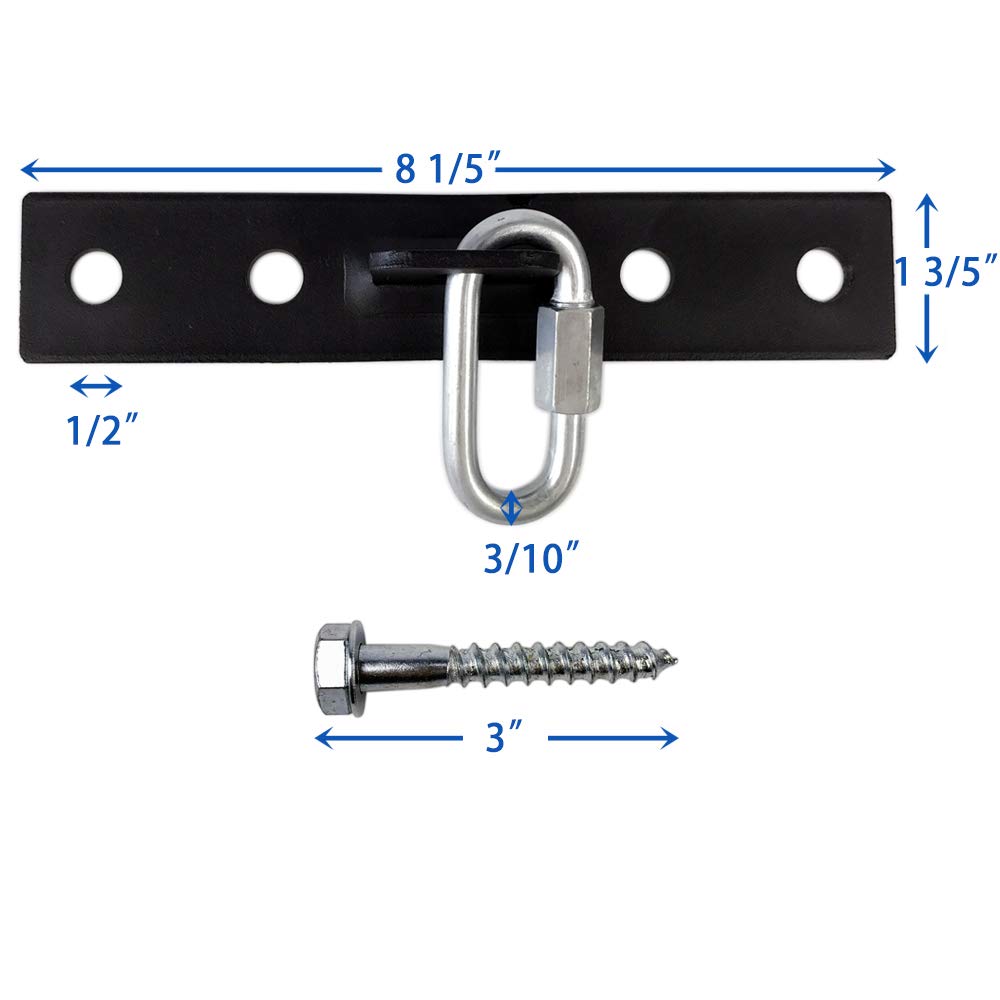 Qualward Heavy Bag Hanger, Punch Bag Hook Iron Ceiling Mount for Boxing & MMA Training, Heavy Duty - Support up to 500 lbs